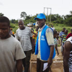 Liberia. Ivorian Refugees Board The Unhcr Ferry That Will Take Them To Côte D'ivoire